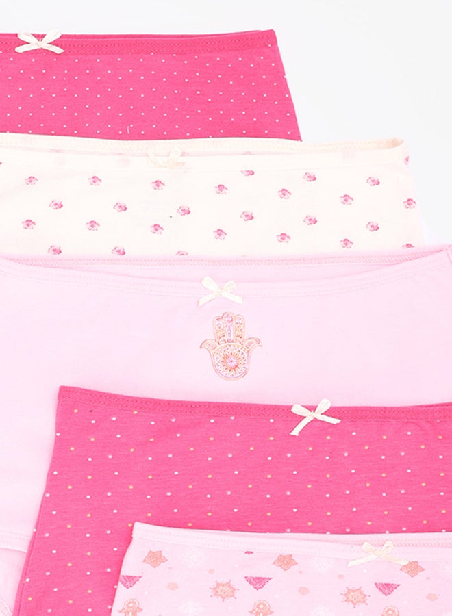 Carina Pack of 5 Colored Full Brief Panties - Image 3