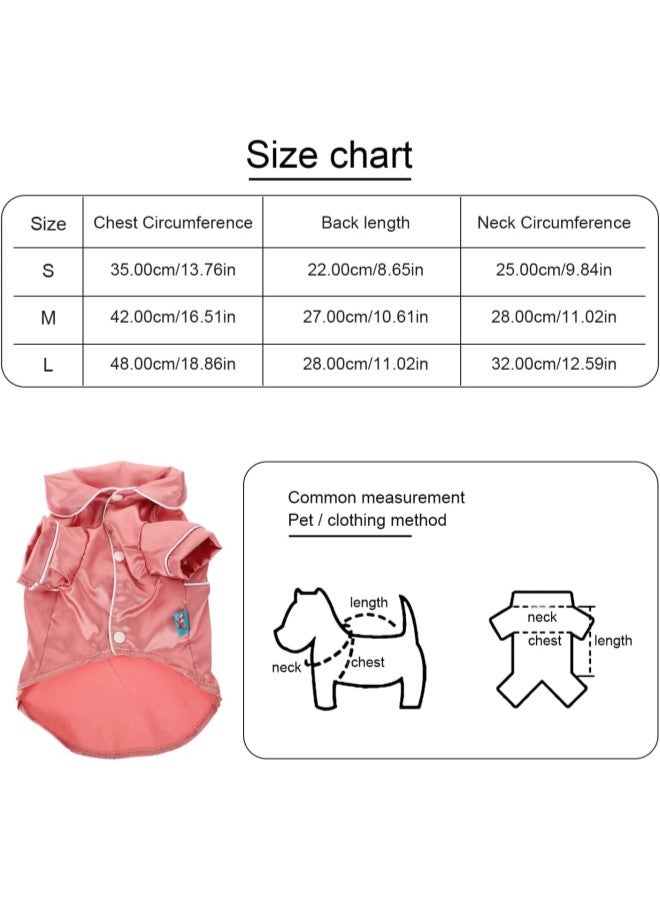 2pcs Jumpsuit Girl Loungewear Small Sleep Pink Pajamas Size Clothes- Pjs Comfy Baby Pet Robe Winter Clothes Soft Cotton Shirts Indoor Silk Jumpsuits Vest Cats for Costume- Pajama  - Image 5
