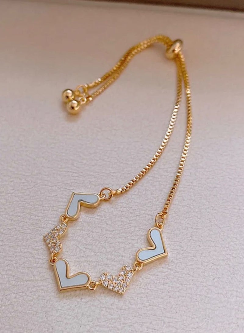 sixtyfour 18K Gold Plated Bracelet For Women - Image 1