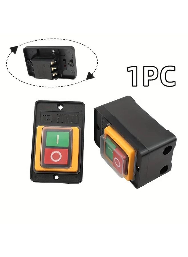 مفتاح ضغط 1PC 10 أمبير لآلة القطع ومثقاب المنضدة للتحكم في التشغيل/الإيقاف KAO 196.85 بوصة - Image 2