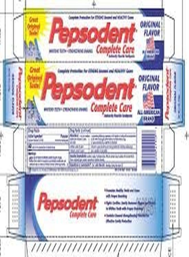 Pepsodent Complete Care Toothpaste Original Flavor 5.5 oz ( Pack of 10) - Image 5