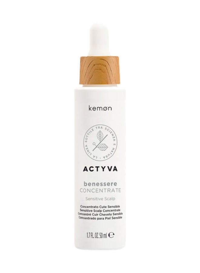 Kemon Actyva Benessere Concentrate 50ml - for Sensitive Scalp - Image 1