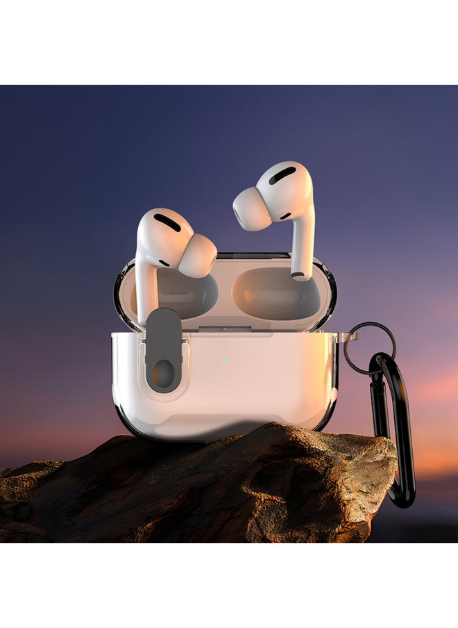 Generic - For Airpods4 Bluetooth Headset Protective Case AirpodsPro2 Ice Crystal Transparent For Apple Earphone Case Wholesale-Color:Ice Crystal Earphone Cover Transparent-Applicable Model:Airpods Pro - Image 1