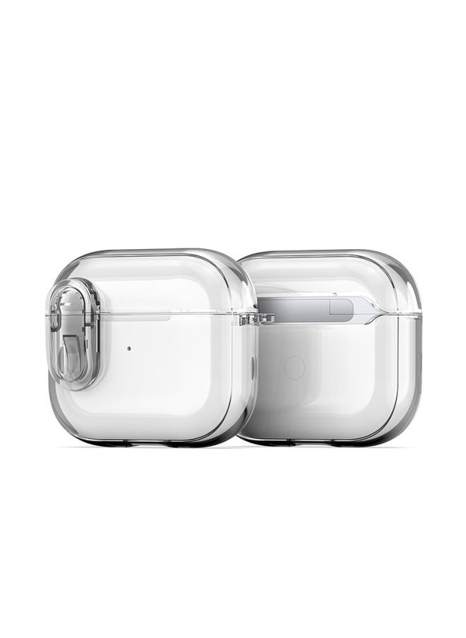 Generic - For Airpods4 Bluetooth Headset Protective Case AirpodsPro2 Ice Crystal Transparent For Apple Earphone Case Wholesale-Color:Ice Crystal Earphone Cover Transparent-Applicable Model:Airpods Pro - Image 1
