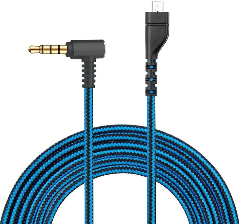 Vcddom Replacement Audio Cable for Arctis 3, Arctis 5, Arctis 7, Arctis Pro Wireless, Arctis Pro Gaming Headset 2m/6.5 Feet (Blue) - Image 1
