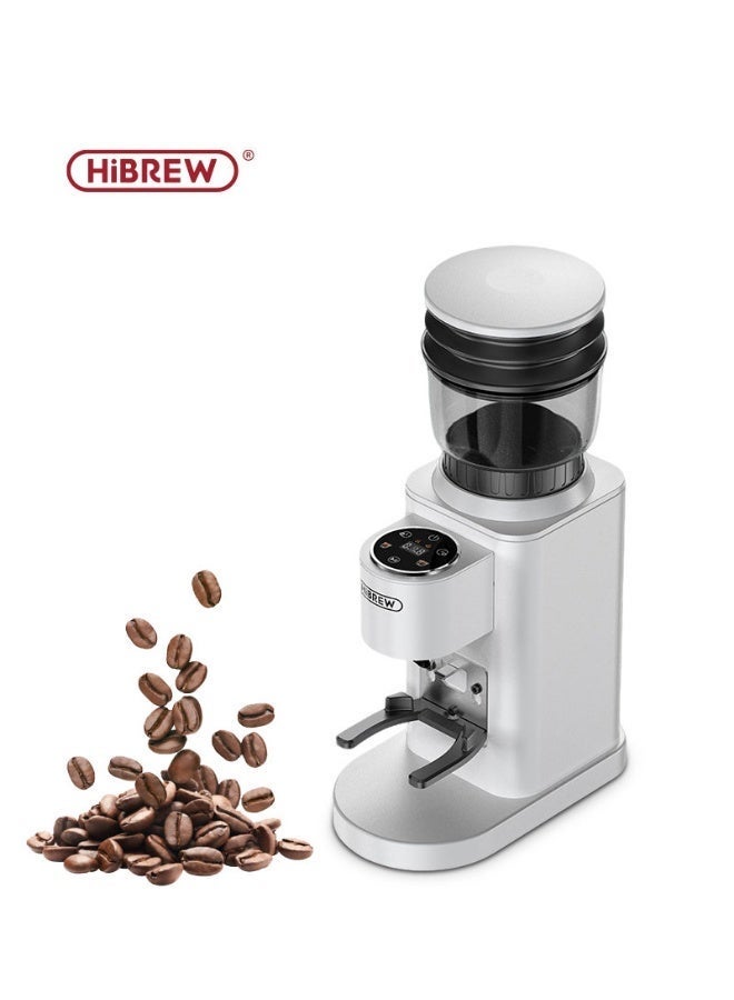 HiBREW Automatic Coffee Grinder with 48 Customizable Grind Settings G7-white - Image 1