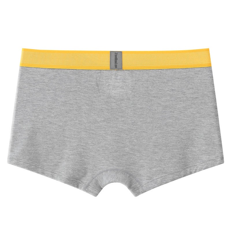 ZONBAILON Men Bamboo Fiber Boxer Briefs ZONBAILON Soft Breathable Front Opening Stretch Underwear M-3XL - Image 3
