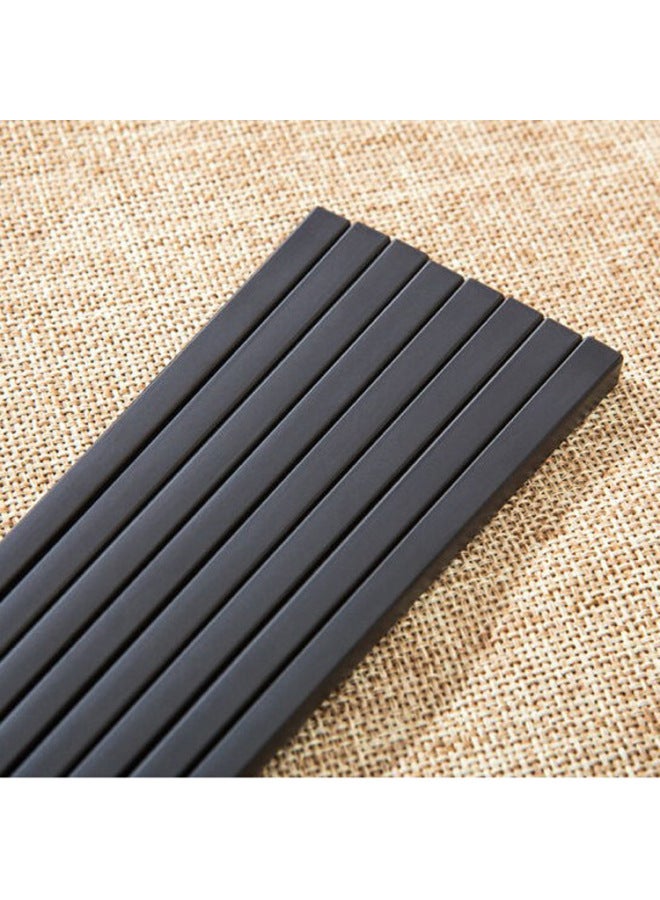 Direct Supply National Tide Alloy Chopsticks Disinfection Chopsticks Commercial 27CM24 Disinfection Chopsticks Machine Special Chopsticks Wholesale-Color:27cm Black Fish Alloy Chopsticks 1 Pair  - Image 3