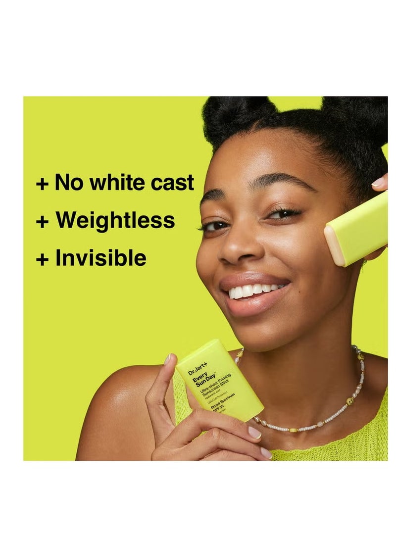 Dr.Jart+ Every Sun Day Ultra Sheer Priming Sunscreen Stick SPF 30 20g - Image 2