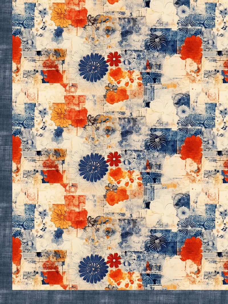 EVER HOME دثار مزدوج من EVER HOME 100% قطن لفصل الصيف ودثار مكيف الهواء (الحجم-224X254CM، 120GSM، طباعة رقمية) - Image 4