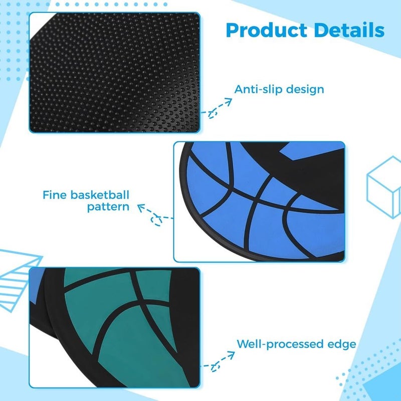 Basketball Training Markers 10 Pcs With Numbers Anti Slip 9 Inch Spot Markers For Dribbling And Skills Practice - Image 3