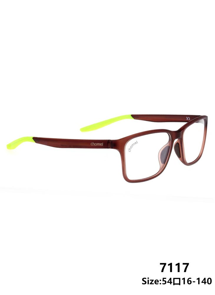 تشوميل إطار نظارات مستطيل الشكل 7117 للرجال والنساء - Image 3
