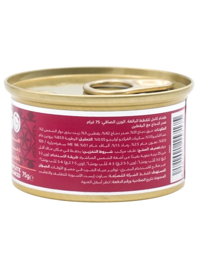 Felyn Go C&B Chicken Breast with Pumpkin in Gravy – Complete Wet Cat Food 6 x75g - Image 2