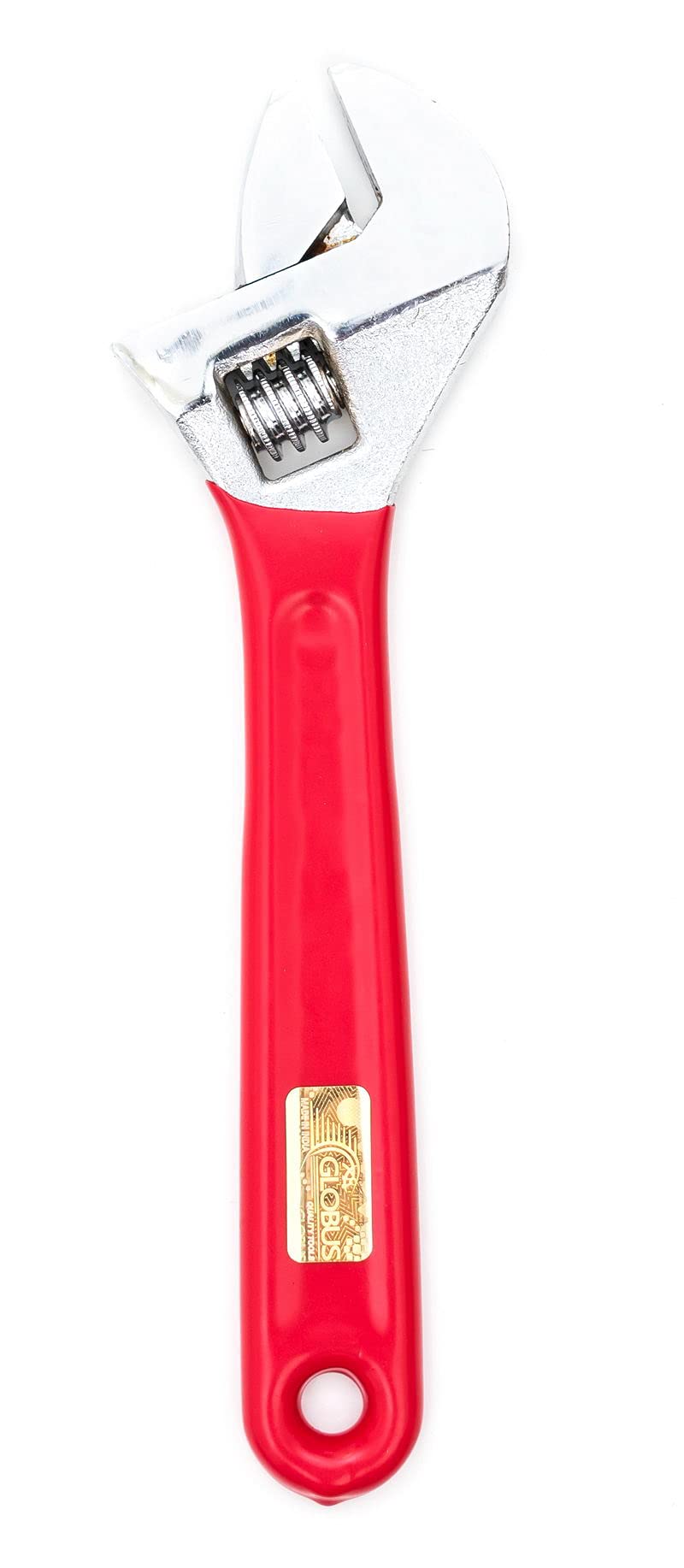 GLOBUS 1455 Forged Adjustable Steel Wrench- (6" and 10", Chrome finish) WITH SOFT PVC GRIP. - Image 3
