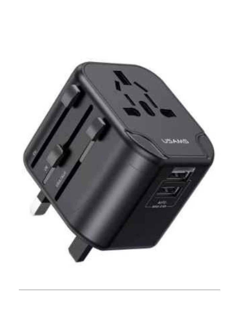 Usams 12W Dual USB Universal Travel Charger - Image 1