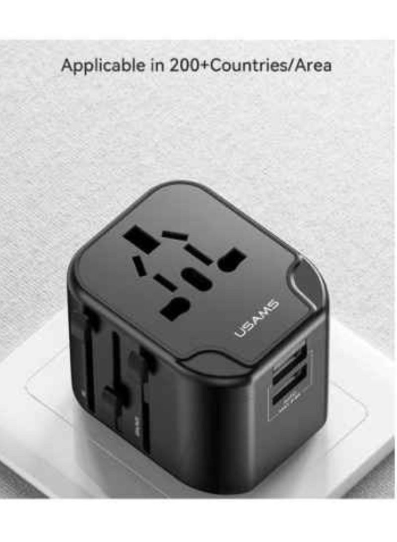 Usams 12W Dual USB Universal Travel Charger - Image 2