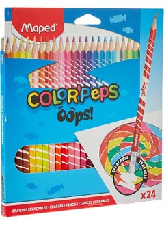 Color Pencils Erasable Oops 24 Colors - pzsku/Z3458FBCD71C29A5838EDZ/45/_/1722499390/98392577-3cf6-4660-a928-8a1f12ac0818