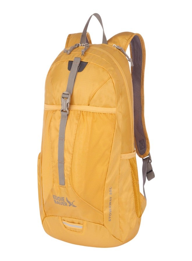 Eddie Bauer Stowaway Packable Backpack | Travel | Outdoor | Lightweight | Foldable | Durable | Ripstop Polyester | 20L - Field Gold - Image 4