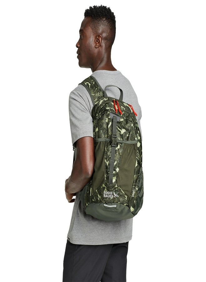 Eddie Bauer Stowaway Packable Backpack | Travel | Outdoor | Lightweight | Foldable | Durable | Ripstop Polyester | 20L - Field Gold - Image 3