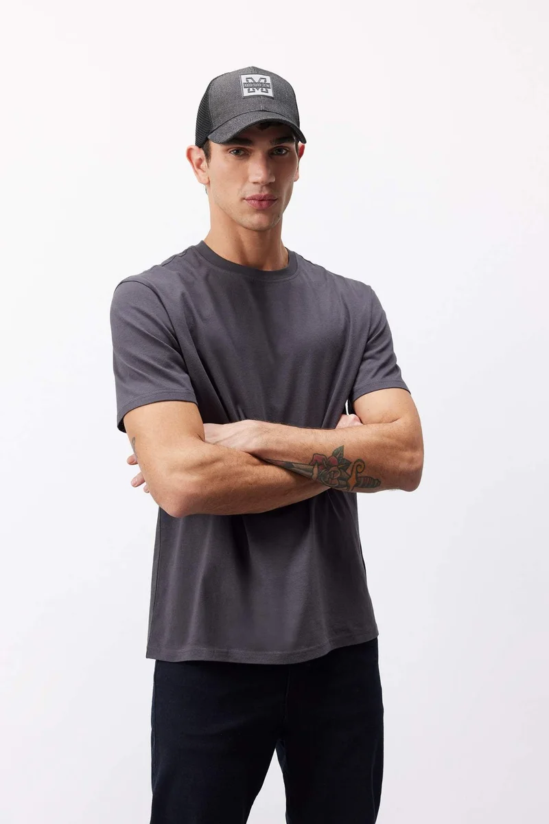 DeFacto New Regular Fit Crew Neck Basic T-shirt