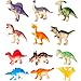 Tinabless Prefilled Easter Eggs with Dinosaur Toys 12 Pack Easter Eggs for Kids Easter Basket Stuffers Egg Hunt Party Favors Classroom Prizes for Boys and Girls - Image 4