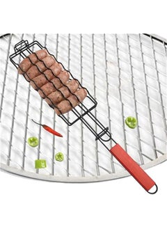 OCTOBER Hot Dogs Grilling Basket, BBQ Basket for Sausage, Meat Grill Basket, Sausage Rack Grill Basket for Grilling, Chicken  - Image 5