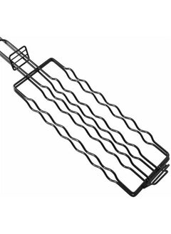 OCTOBER Hot Dogs Grilling Basket, BBQ Basket for Sausage, Meat Grill Basket, Sausage Rack Grill Basket for Grilling, Chicken  - Image 2