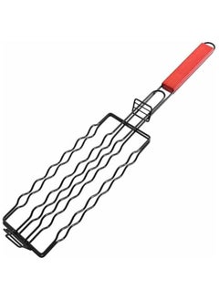 OCTOBER Hot Dogs Grilling Basket, BBQ Basket for Sausage, Meat Grill Basket, Sausage Rack Grill Basket for Grilling, Chicken  - Image 1