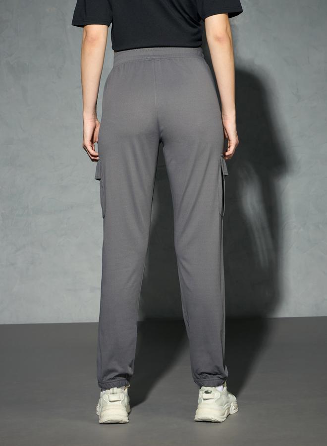 تكنوسبورت بنطلون رياضي تكنوسبورت بطبعة شعار مطاطي بأربعة اتجاهات - Image 2