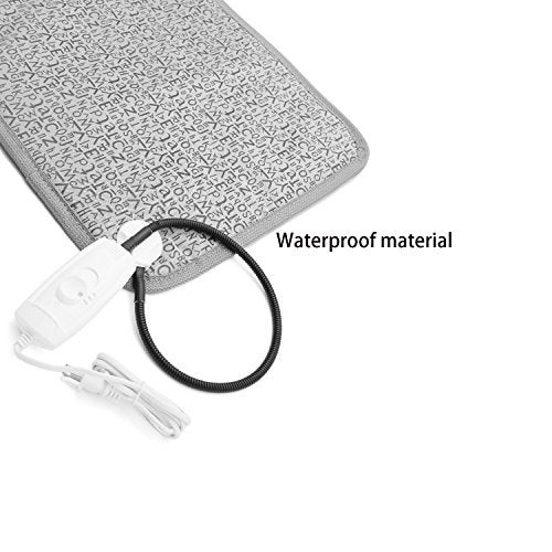 Nyicey Pet Heating Pad, Dog Cat Electric Heated Blanket Mat, Temperature Warming Cushion Bed with Anti Bite Tube - Image 4