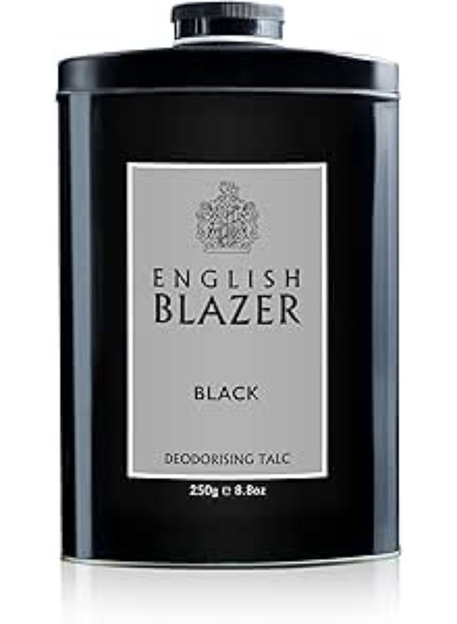 English Blazer Black Talc for Men, 250 g