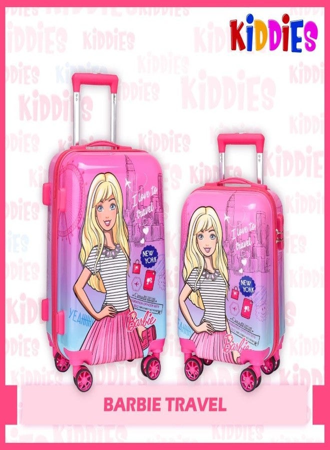 ADSON Kid's Trolley 360 Rotating Carry On Luggage Wheels Non-Breakable Travel 16 Inch Kids Rolling Suitcase with 4 Wheel Travel Trolley Bag Case(Travel Pink) - Image 3