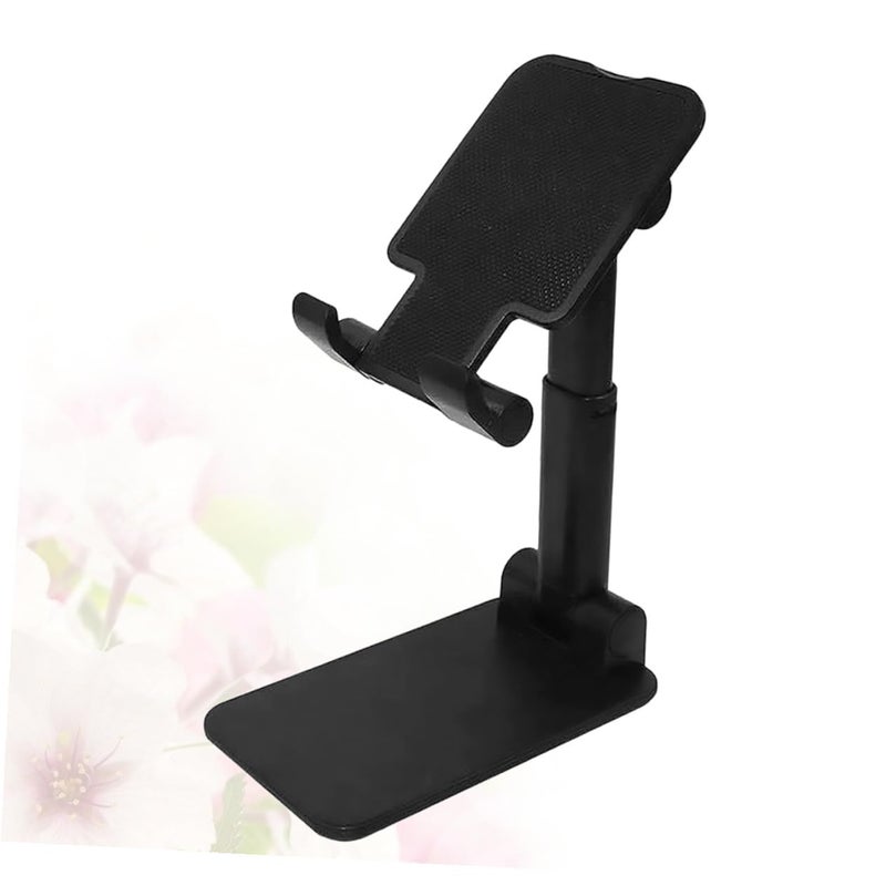 Foldable Desktop Phone Stand Adjustable Bracket For Home Office Use Black - Image 4