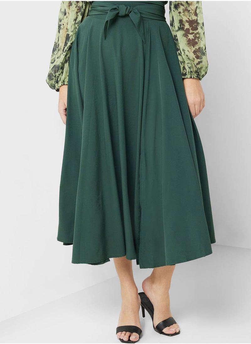Khizana - Skirt With Waist Tie Detail - Image 1