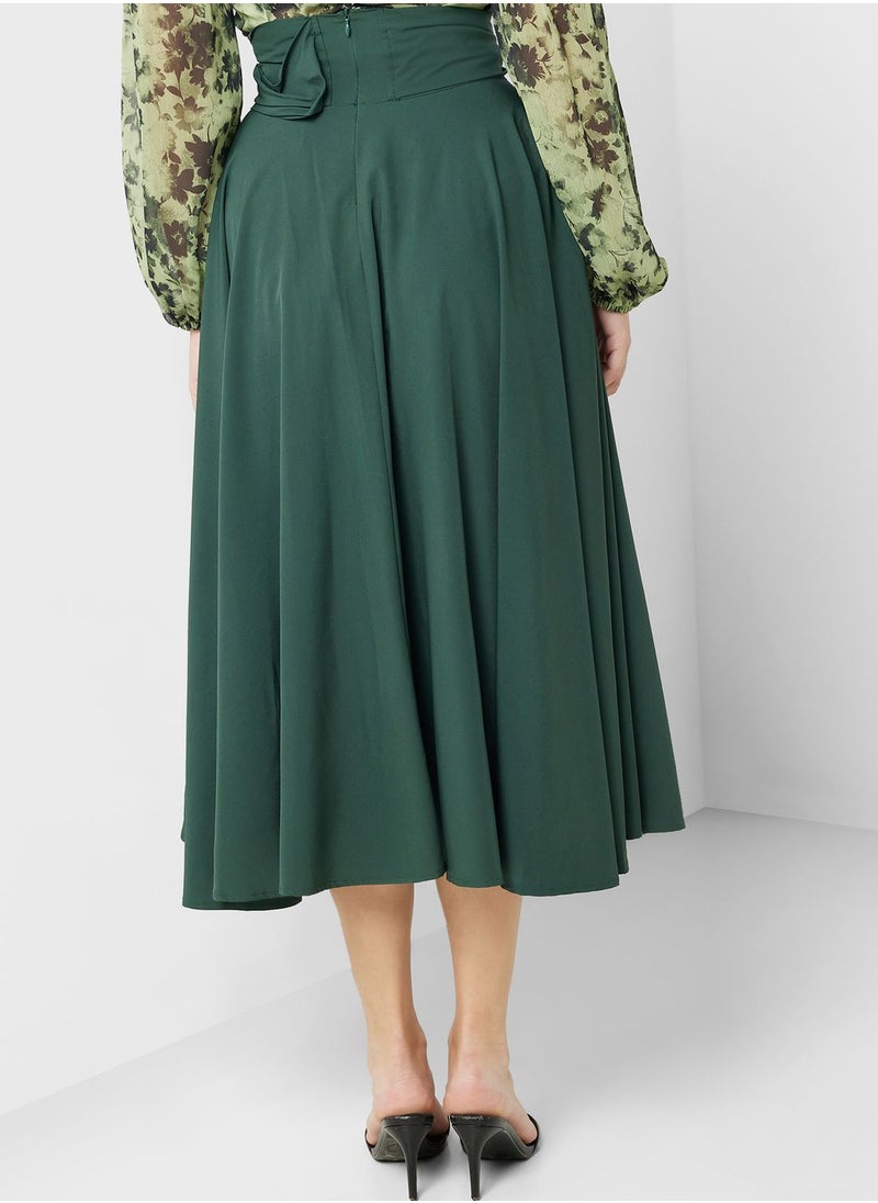 Khizana - Skirt With Waist Tie Detail - Image 1