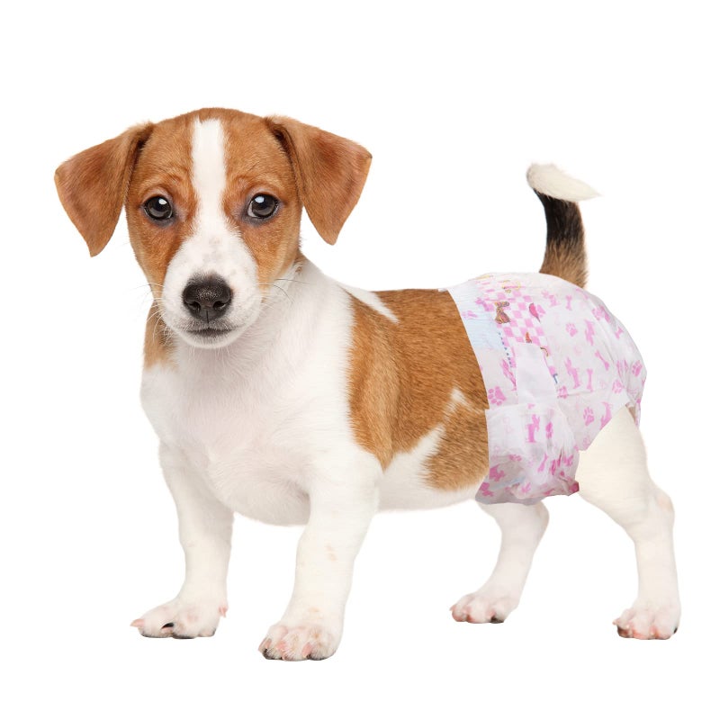 Dono Disposable Dog Diapers Female, Super Absorbent Doggie Diaper, Rapid-Dry Gel Technology Puppy Diapers, Leak-Proof Fit for Doggy Cat in Heat, Excitable Urination, Incontinence, Small - Image 1