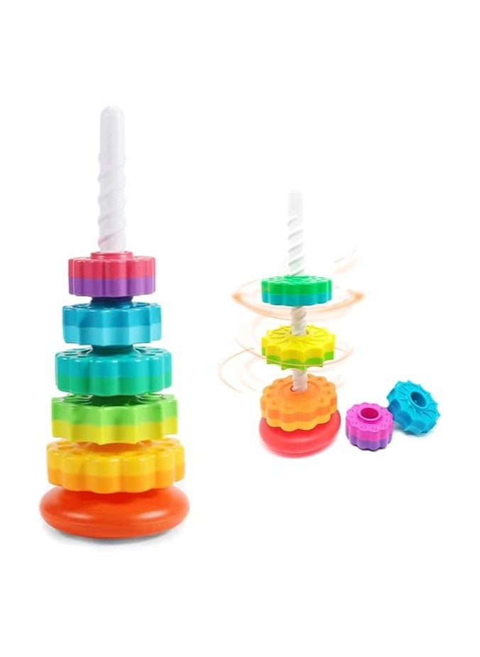 HASSM Stacking toys for toddlers, educational toys for kids, stacking for autism  - Image 1