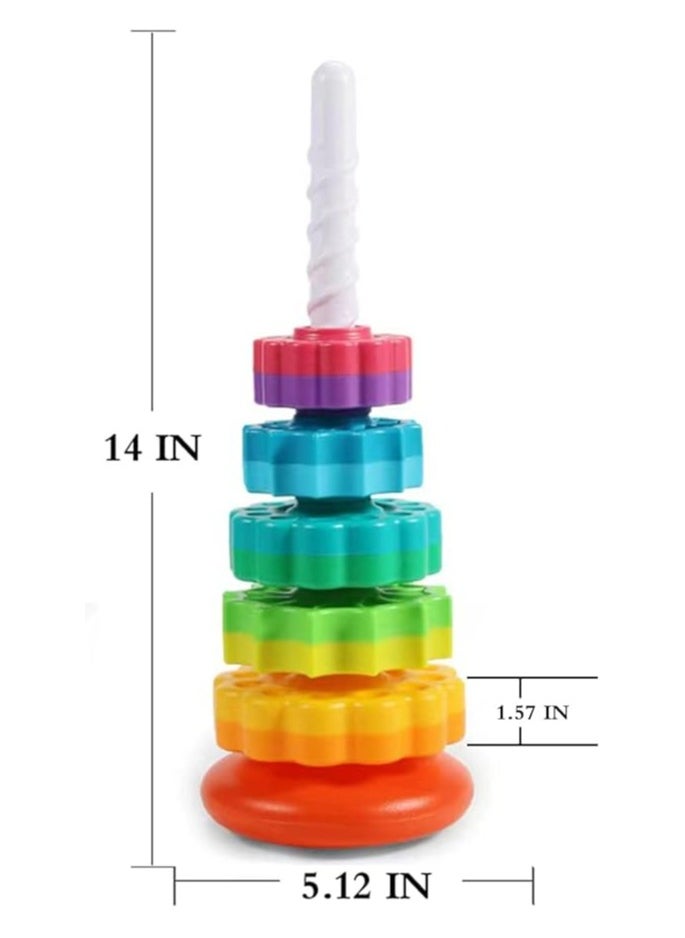 HASSM Stacking toys for toddlers, educational toys for kids, stacking for autism  - Image 2