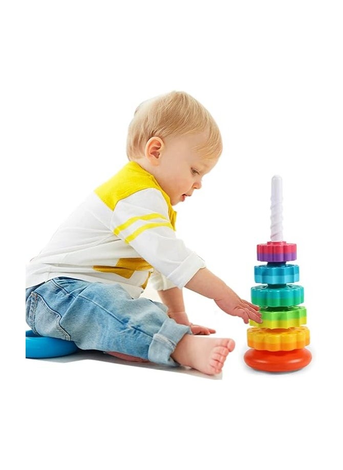 HASSM Stacking toys for toddlers, educational toys for kids, stacking for autism  - Image 4