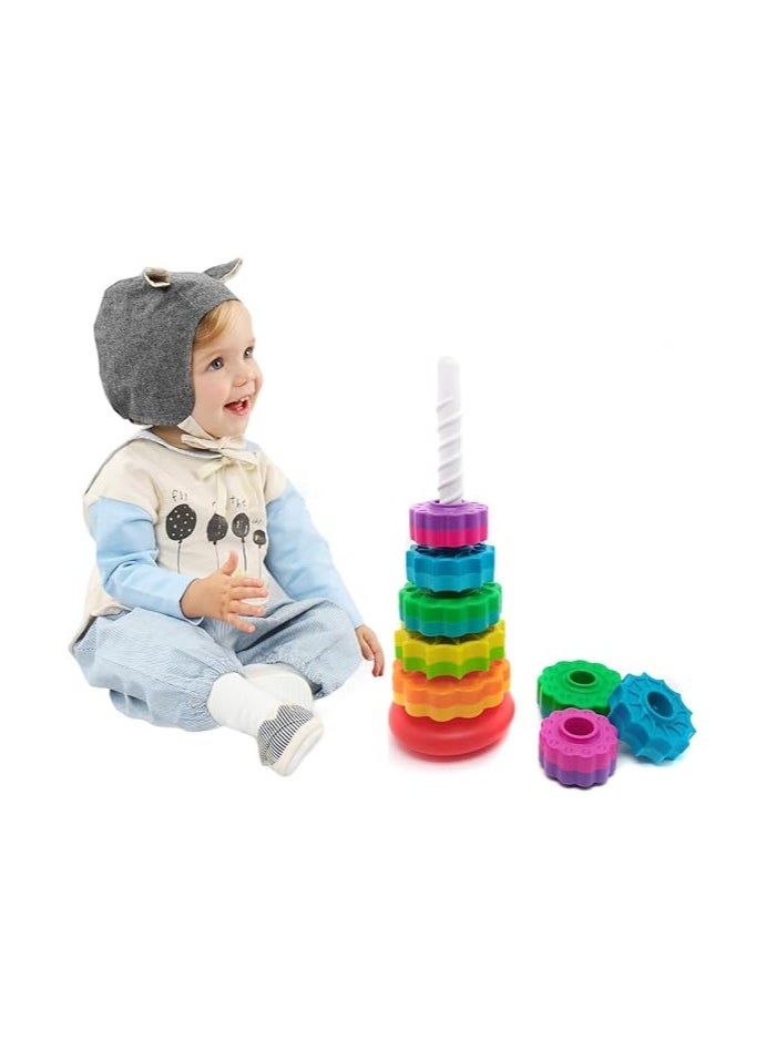 HASSM Stacking toys for toddlers, educational toys for kids, stacking for autism  - Image 5