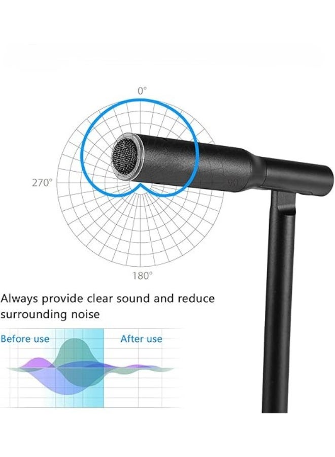 USB Condenser Microphone – Noise-Cancelling Plug & Play Mic for Live Streaming, Podcasting, Recording & Video Conferences, Compatible with Windows/Mac - Image 3