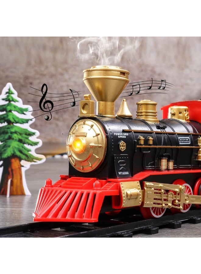 DEXO Electric Train Toy Set Car Railway Tracks Diecast Model Educational Game Boy Toys for Children - Image 4