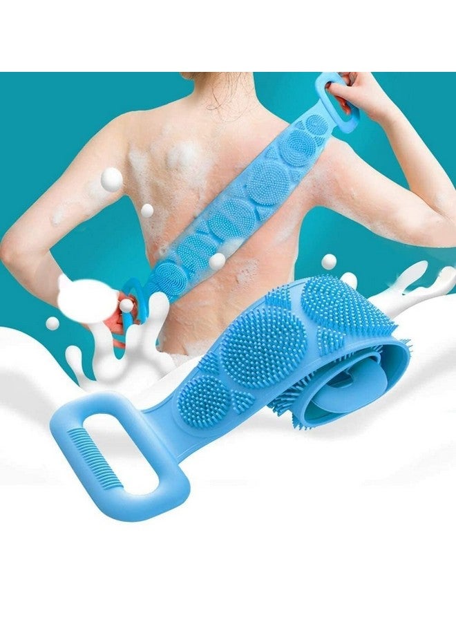 FING Dual Sided Back Scrubber Double Chopping Belt Scrubber Washer Bath Cleaning Tools - Image 2