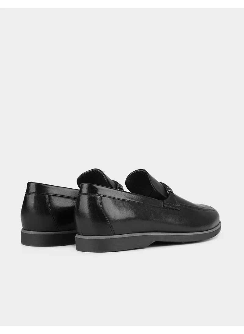 Cabani Leather Black Men's Casual Shoes