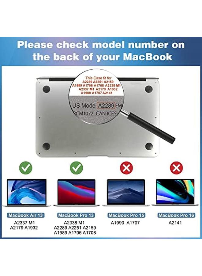 Procases 2 Pack Screen Protector For Macbook Pro 13 Macbook Air 13 Tempered Glass Screen Film Guard For Macbook Pro 13" 2022 2020 A2338 M1 A2289 A2251 And Macbook Air 13" A2337 M1 A2179 A1932 - Image 2