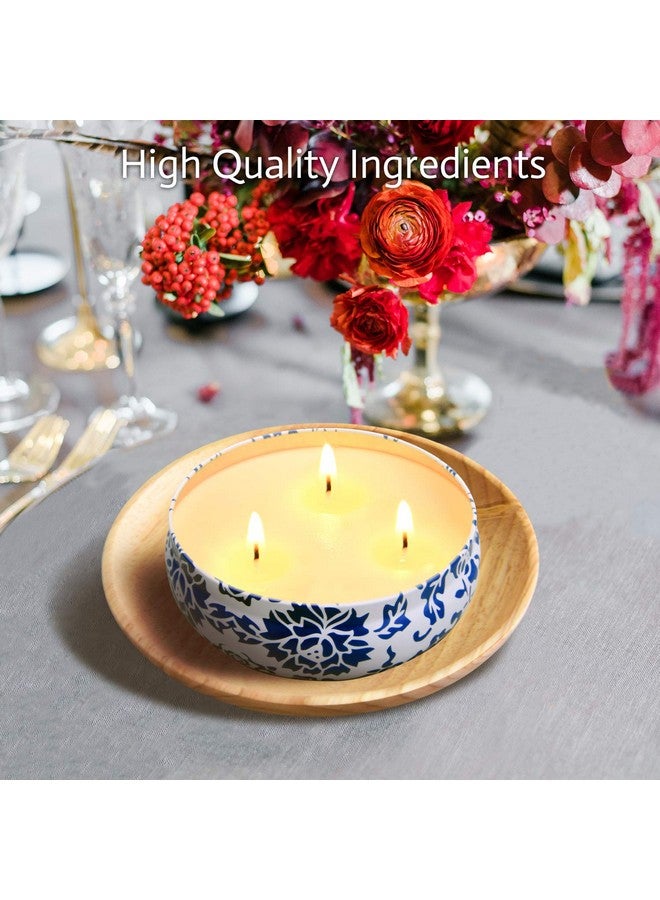 Hausware Citronella Candles Outdoor & Indoor - Large 13.5 oz Scented Candles Set 3 Pack Natural Soy Wax citronella Candles for Garden Patio Yard Home Balcony Camping Backyard - Image 4