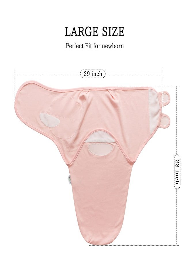 Little Tots Swaddle Blanket for Baby Girl Boy Easy Change Infant Wrap 3 Pack Adjustable Sleep Sack for Newborn Babies 0-3 Month (Star and Rabbit) - Image 4