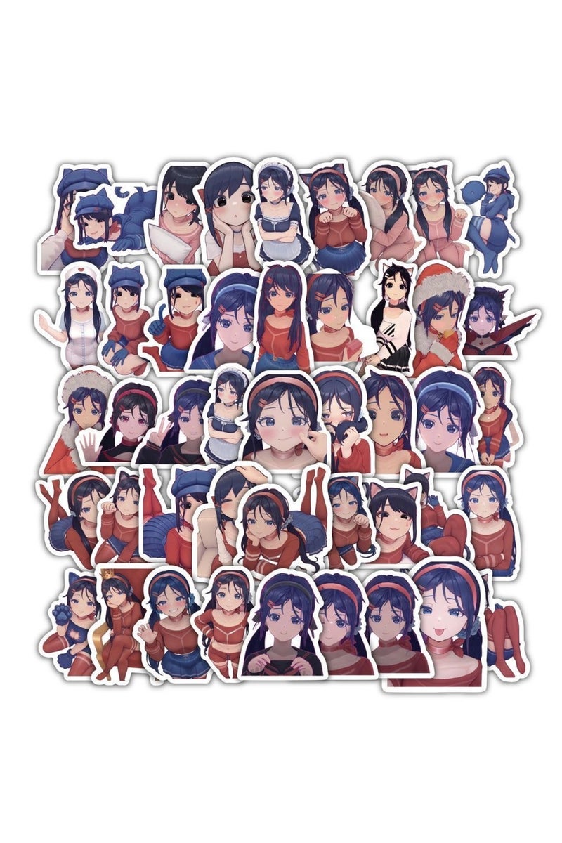 MULTICOLOR 58Pcs Cute Miside Mita Stickers Mita DIY Stickers Scrapbooking Phone Luggage Skateboard V