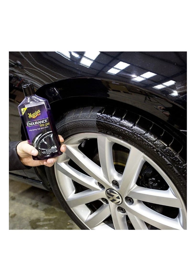 مجوايرز ملمع كفرات ميجوايرز Meguiars مع 2 إسفنجة تلميع إطارات - Image 3