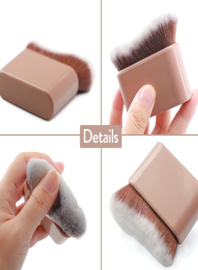 DRIPOO Large Self Tanner Brush, Professional Self Tanner, Kabuki, Powder, Foundation, Blusher, Shadow, Bronzer, Face and Body Brush for Smooth and Even Coverage - Image 4